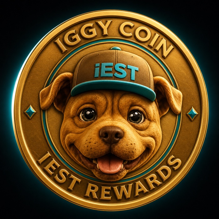 Gold IGGY Coin featuring the IEST mascot